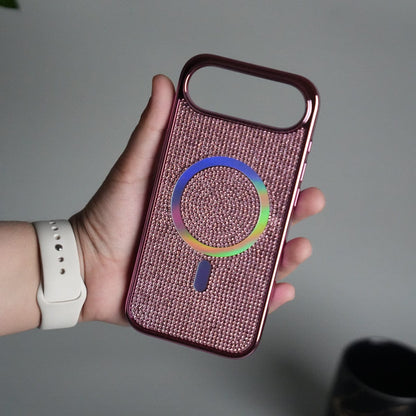 iPhone 17 Air Luxury Diamond Case Cover With MagSafe