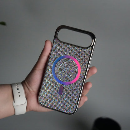 iPhone 17 Air Luxury Diamond Case Cover With MagSafe