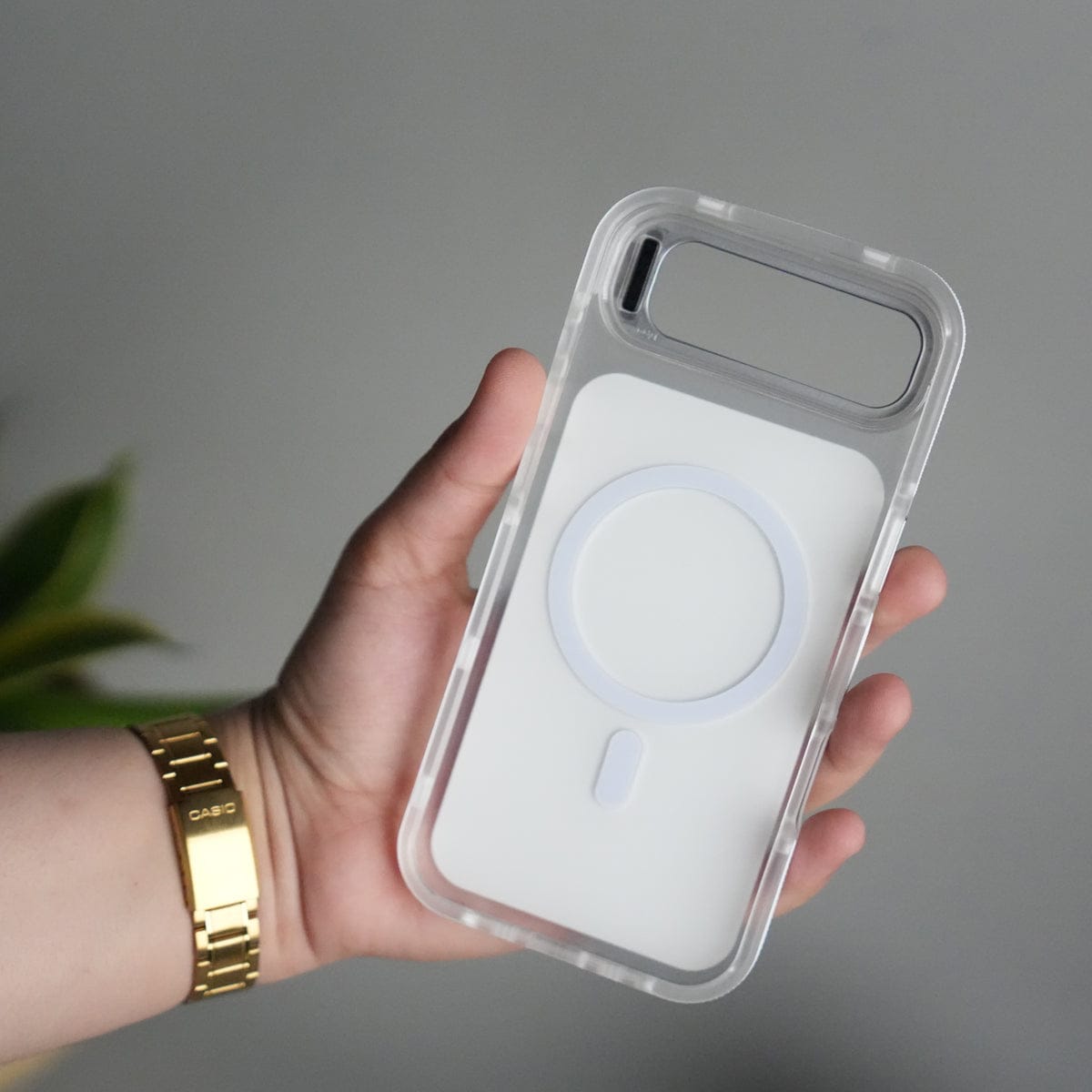 iPhone 17 Air MagSafe Case with Metal Camera Stand | Slim & Shockproof Protection