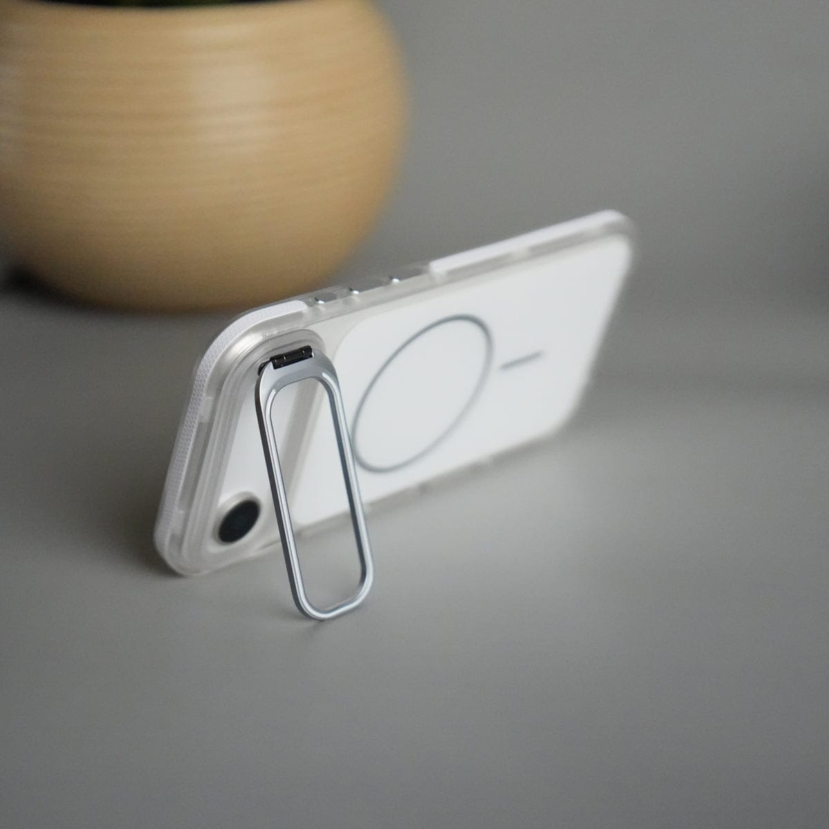 iPhone 17 Air MagSafe Case with Metal Camera Stand | Slim & Shockproof Protection
