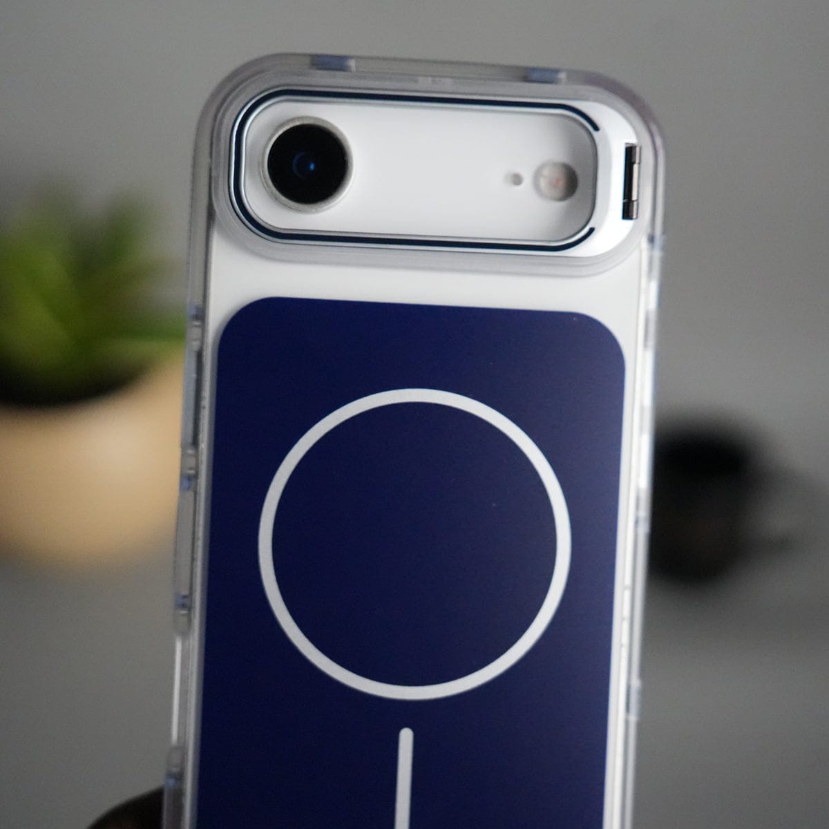 iPhone 17 Air MagSafe Case with Metal Camera Stand | Slim & Shockproof Protection