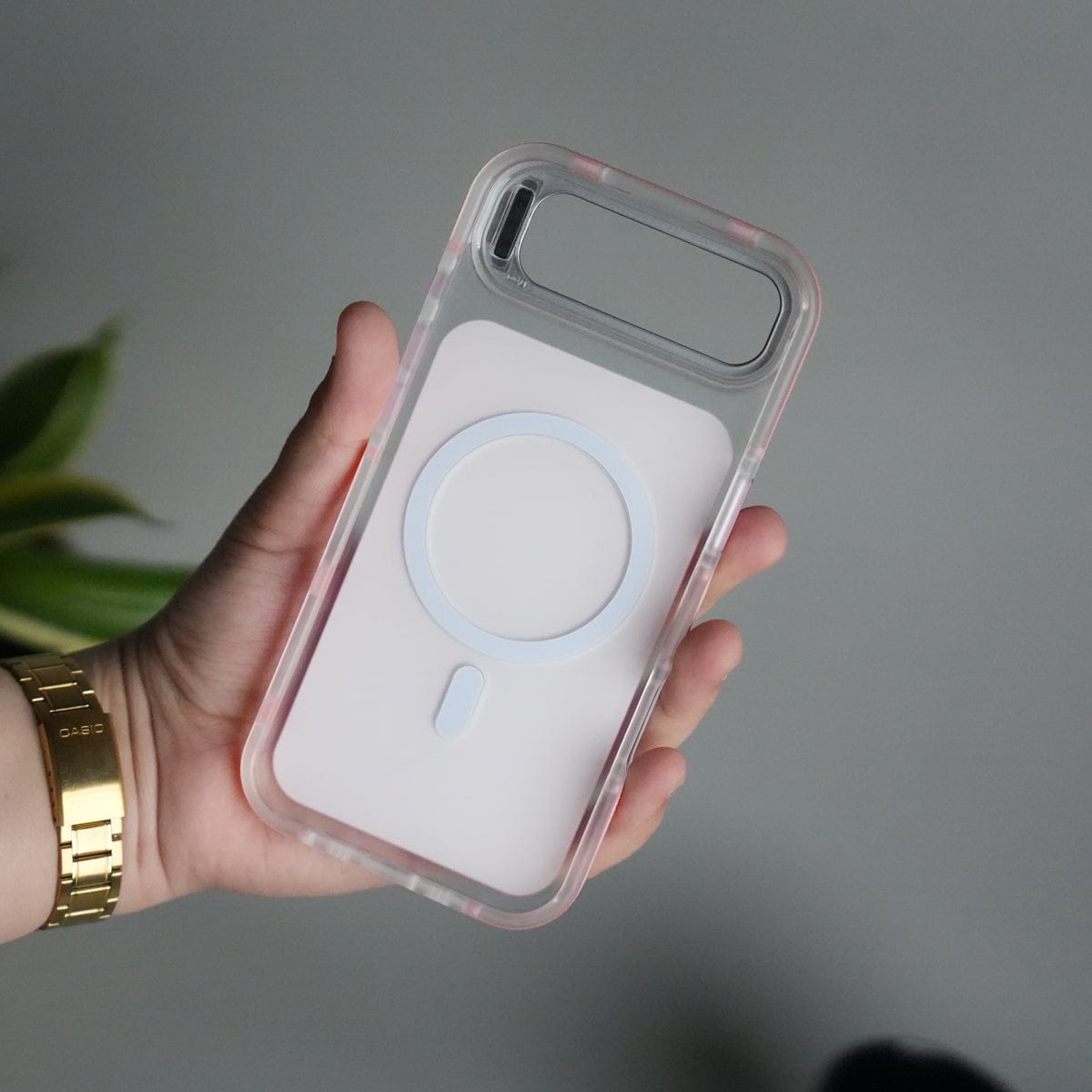 iPhone 17 Air MagSafe Case with Metal Camera Stand | Slim & Shockproof Protection
