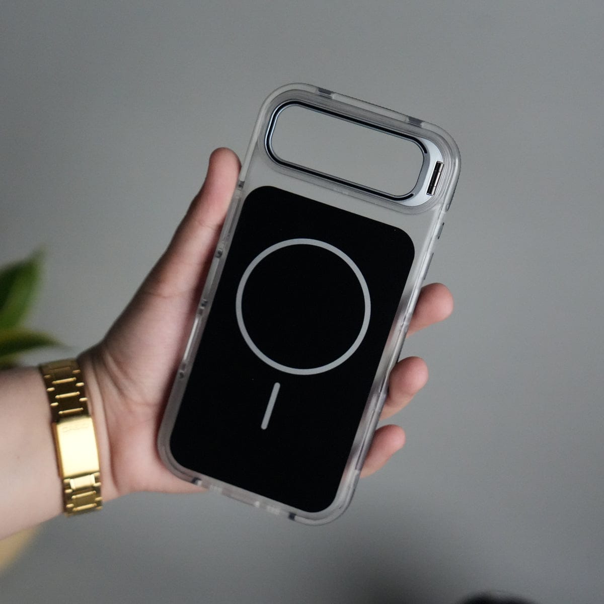 iPhone 17 Air MagSafe Case with Metal Camera Stand | Slim & Shockproof Protection