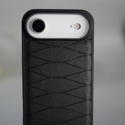 iPhone 17 Air Merc Pattern PU Leather Case Cover