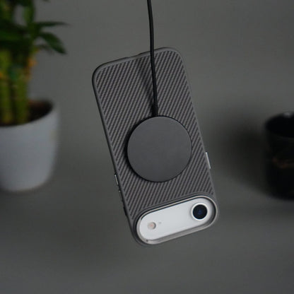 iPhone 17 Air Metal Camera Ring Carbon Fiber Design MagSafe Cover