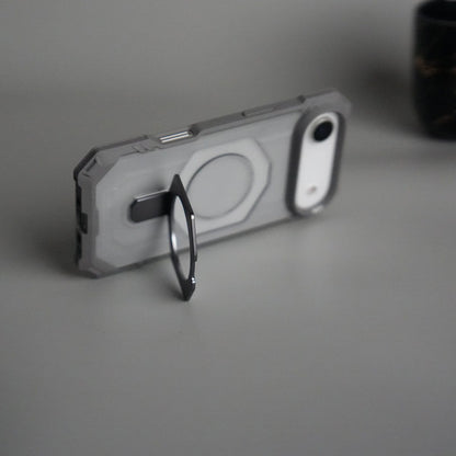 iPhone 17 Air – Rugged Armor MagSafe Case with Metal Kickstand
