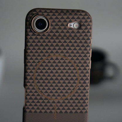 iPhone 17 Air Woven Pattern MagSafe Case for  | Textured Grip | Shockproof Protection
