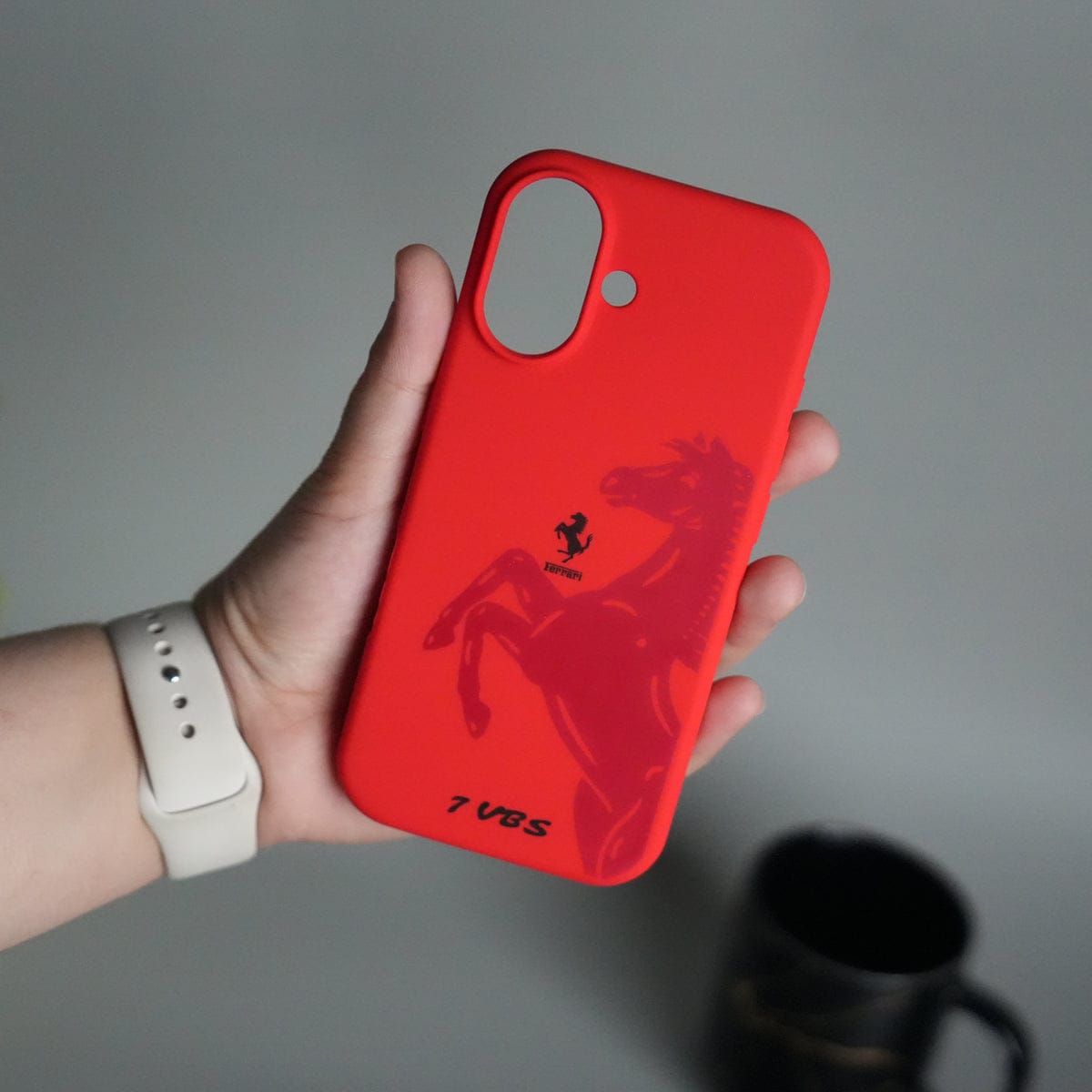 iPhone 17 FR V8 Series Design Silicone Protective Case Cover