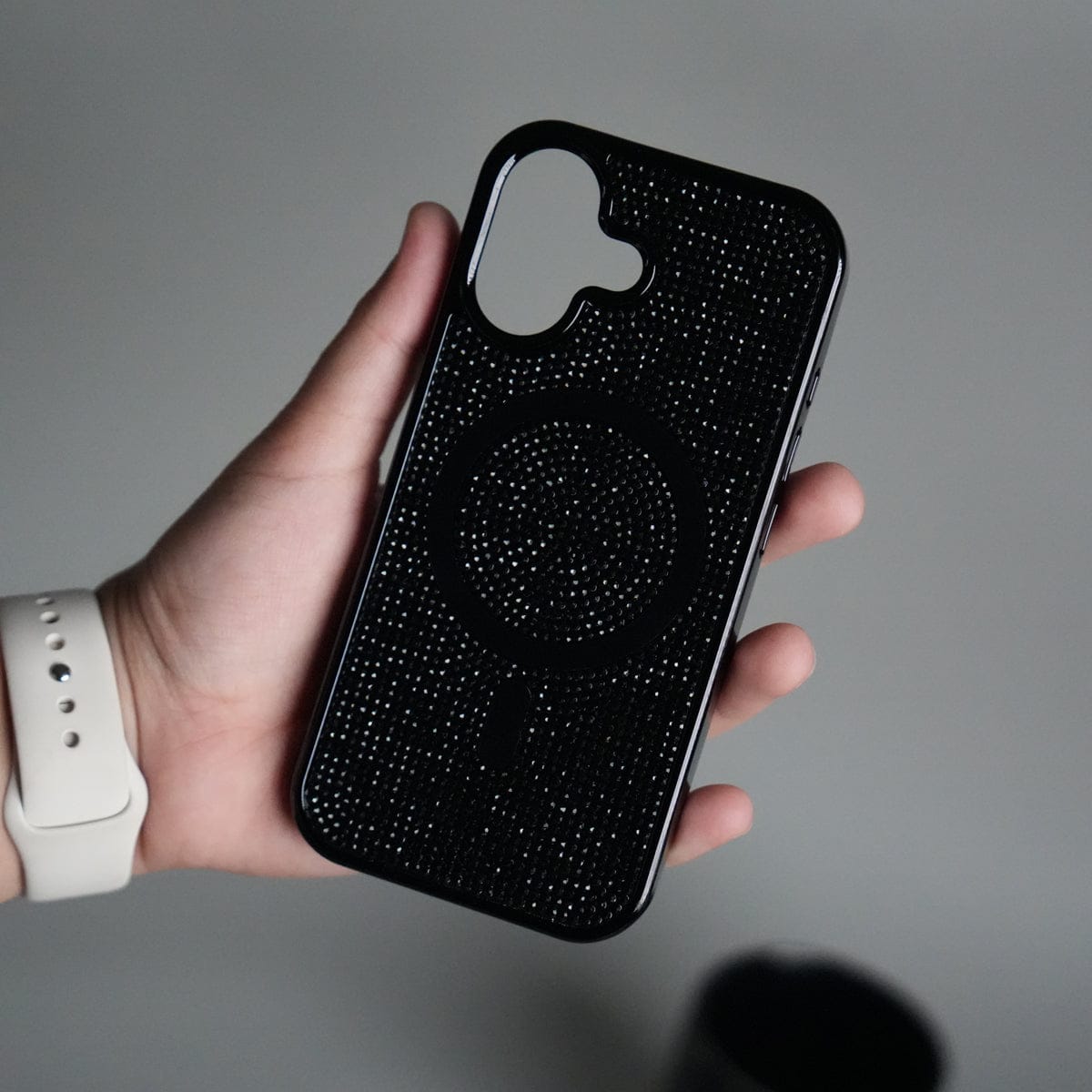 iPhone 17 Luxury Diamond Case Cover With MagSafe