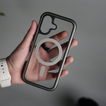 iPhone 17 Military Grade Durable Aluminum Frame MagSafe Case | Anti-Yellowing Technology Case