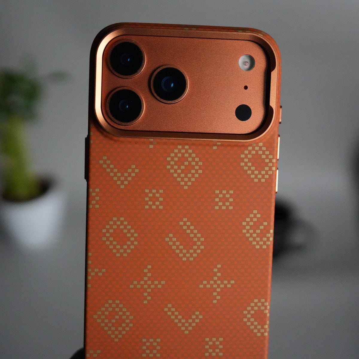 iPhone 17 Pro Aramid Fiber Slim Case Cover  | Orange