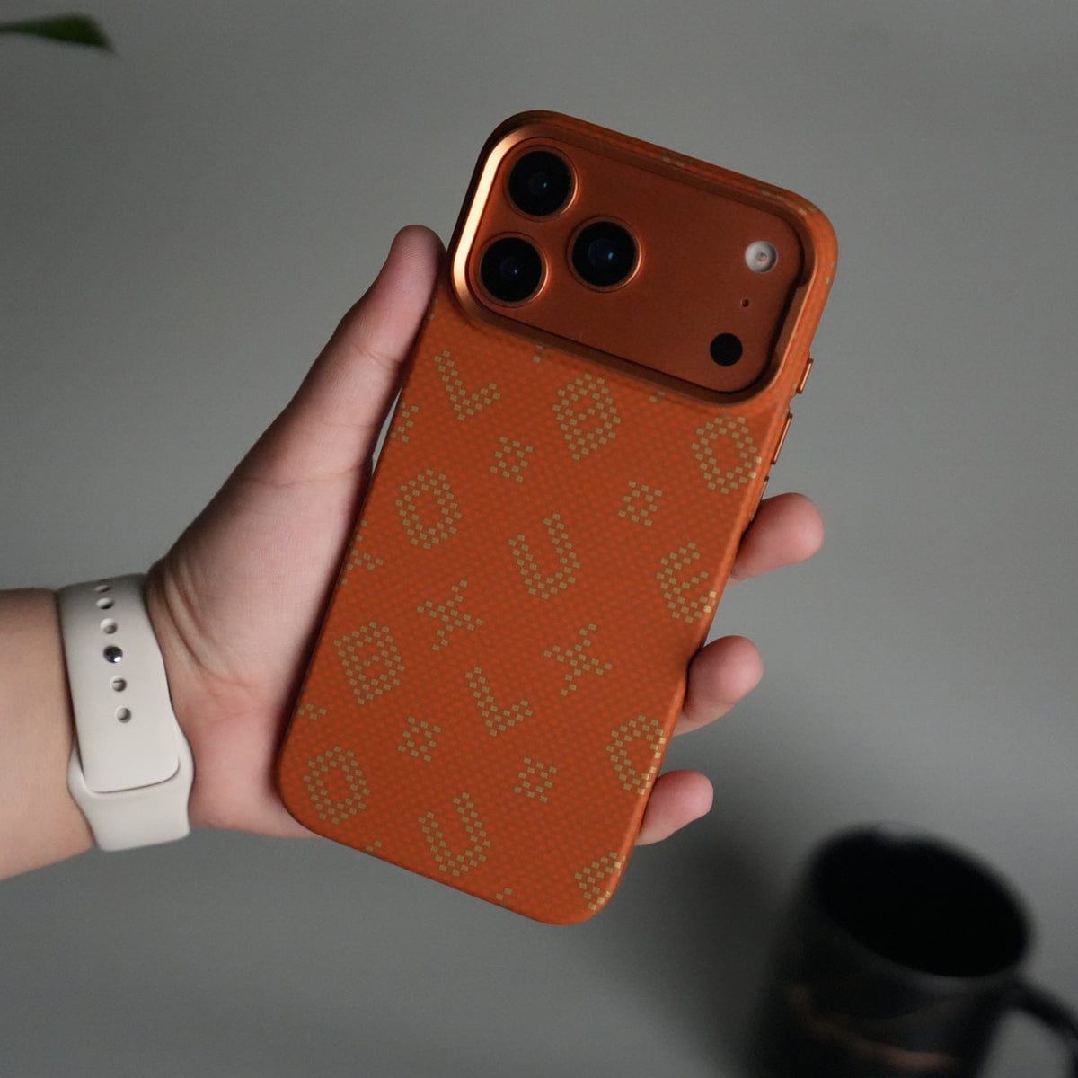 iPhone 17 Pro Aramid Fiber Slim Case Cover  | Orange