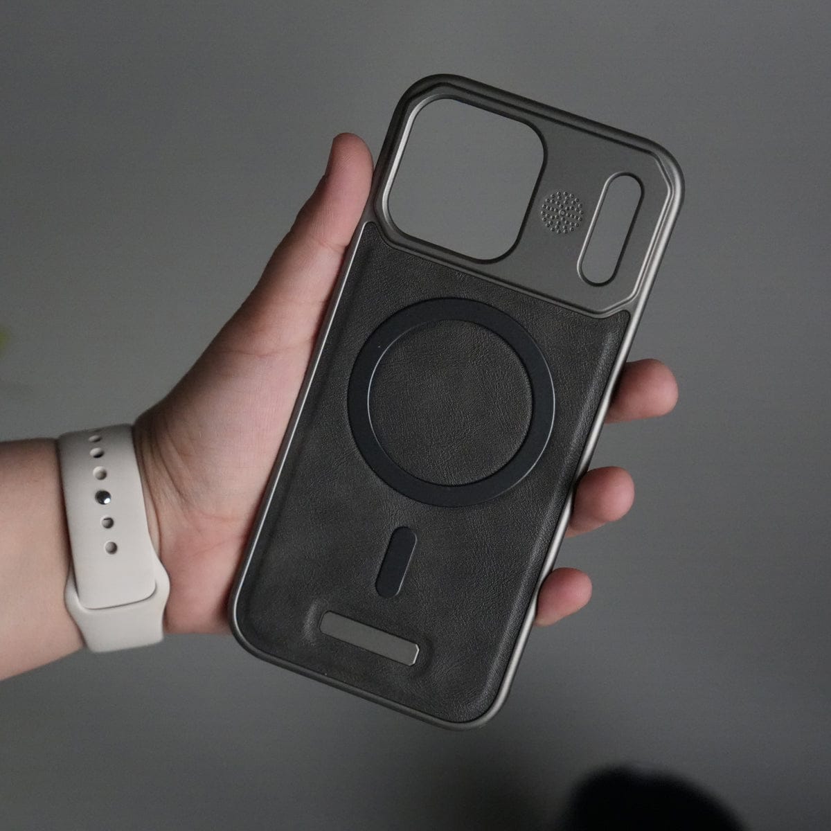 iPhone 17 Pro Cover Frameless PU Leather Case