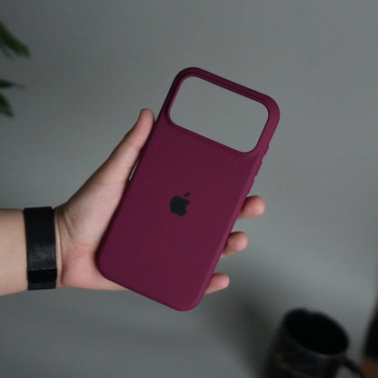 iPhone 17 Pro Liquid Silicone Case Cover (Plum)