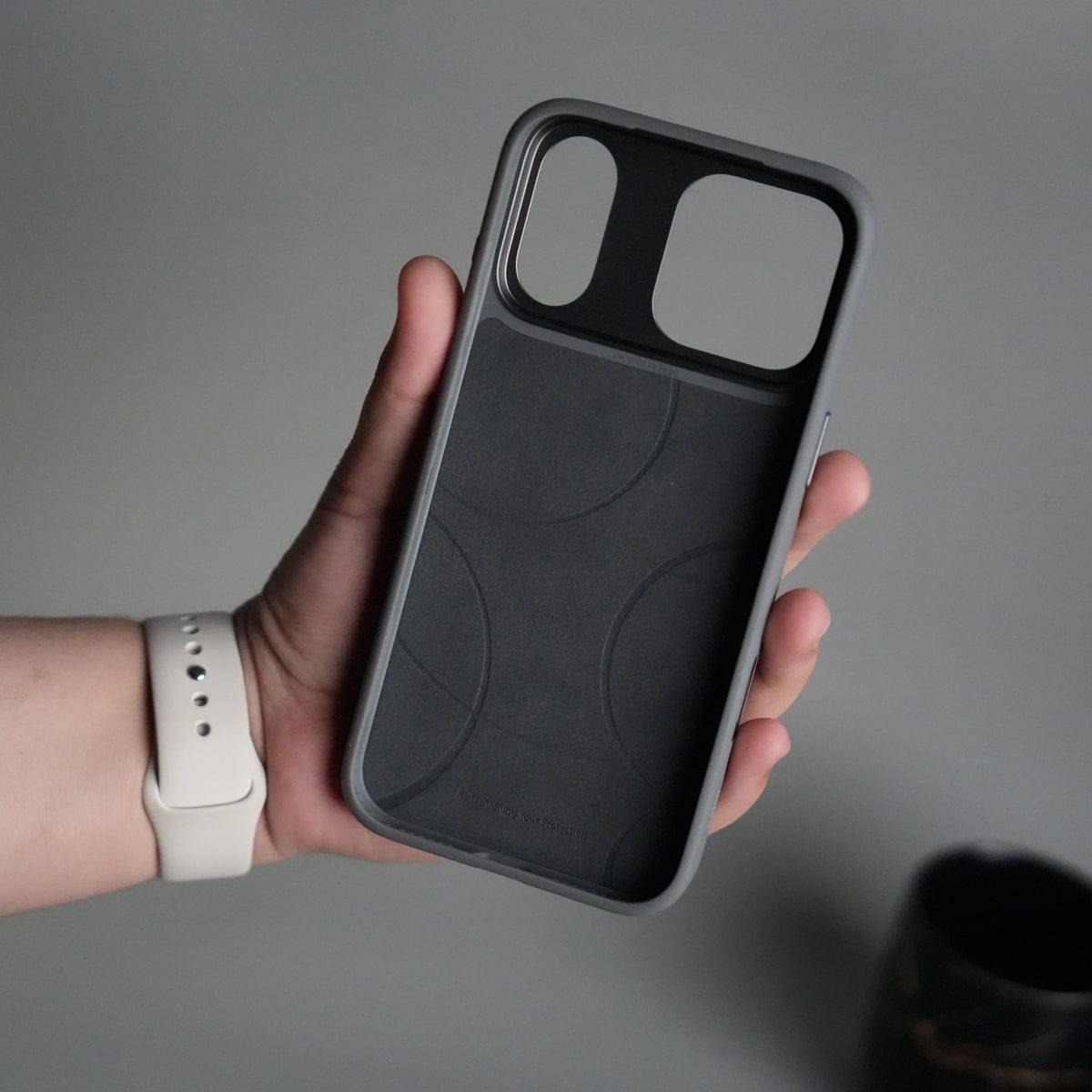 iPhone 17 Pro Matrix Leather Pattern Case | Premium Luxury Back Cover with Metal Camera Frame