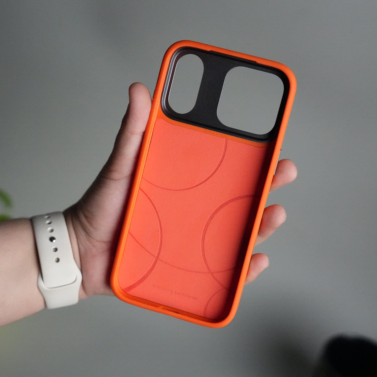 iPhone 17 Pro Matrix Leather Pattern Case | Premium Luxury Back Cover with Metal Camera Frame