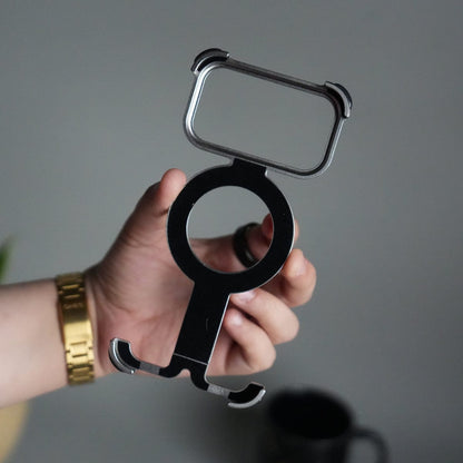iPhone 17 Pro Max Aluminium Metal Frame Rotating Kickstand Case