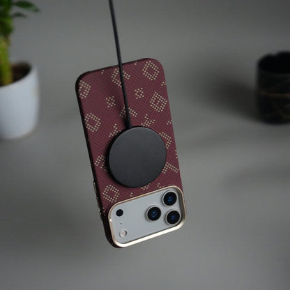iPhone 17 Pro Aramid Fiber Case | Slim MagSafe Cover | Maroon