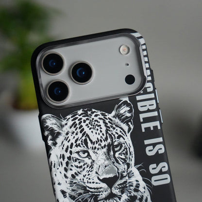 iPhone 17 Pro Max Carbon Fiber Texture Design Hard Pc MagSafe Case Cover BWLeopard