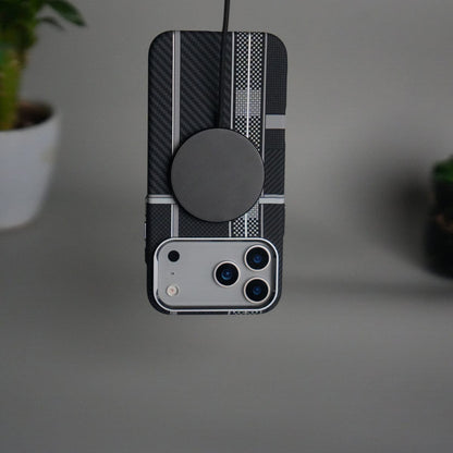 iPhone 17 Pro Max Carbon Fiber Texture Design Hard Pc MagSafe Case Cover MixLine