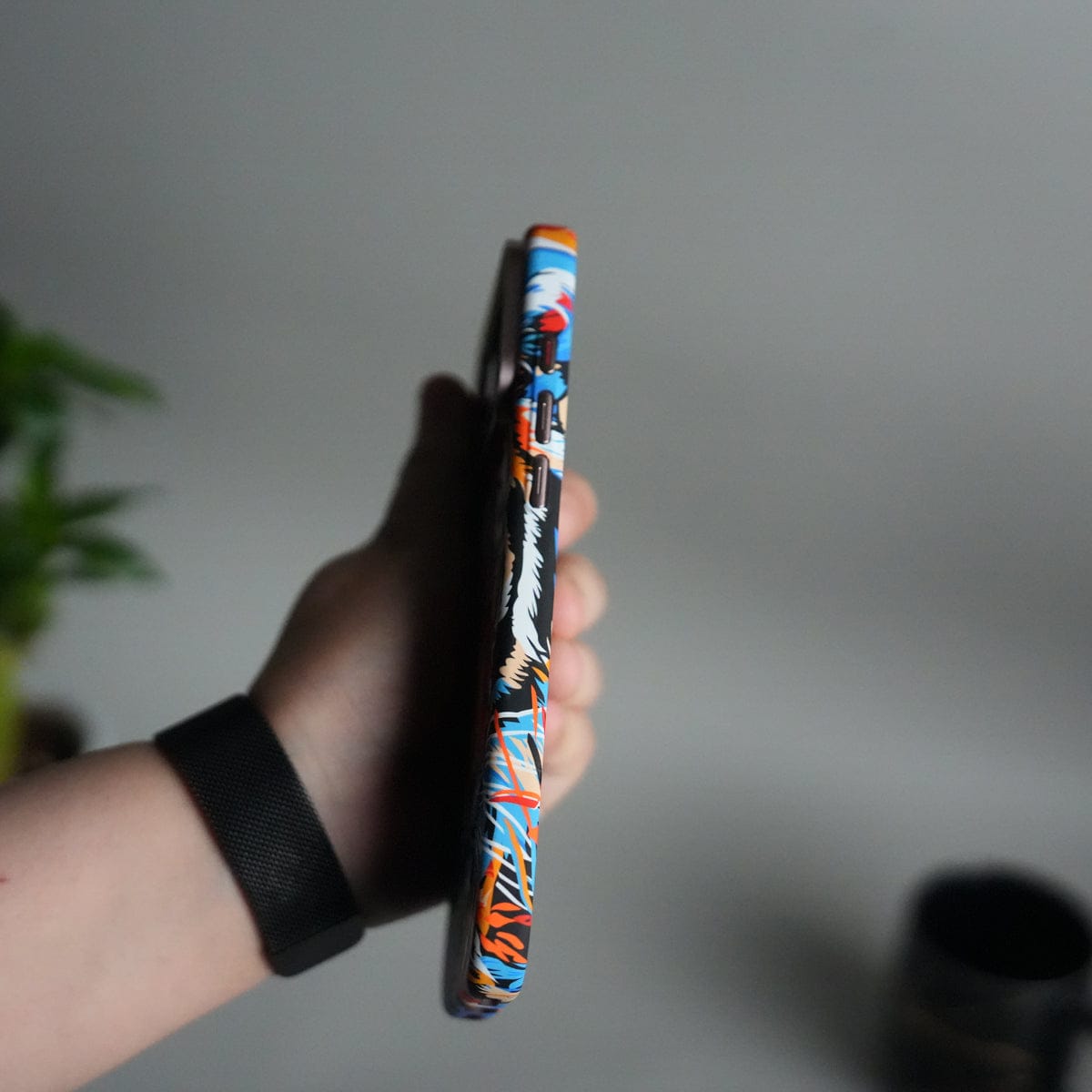 iPhone 17 Pro Carbon Fiber Texture Design Hard Pc MagSafe Case Cover Tiger