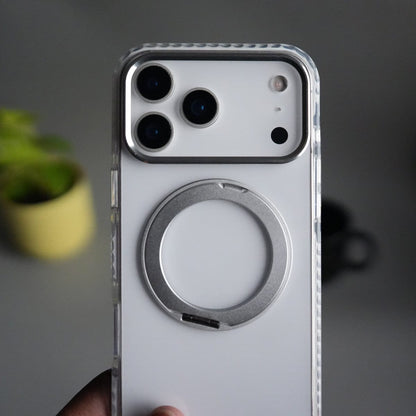 iPhone 17 Pro Max ClearShield Metal Ring Stand MagSafe Case Cover