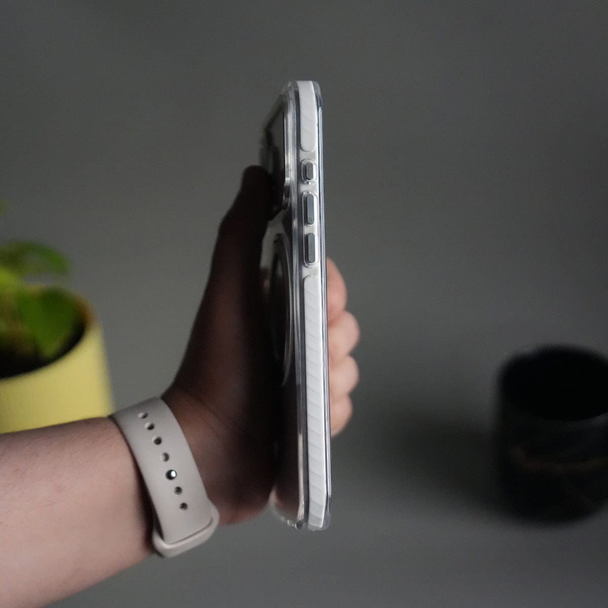 iPhone 17 Pro Max ClearShield Metal Ring Stand MagSafe Case Cover