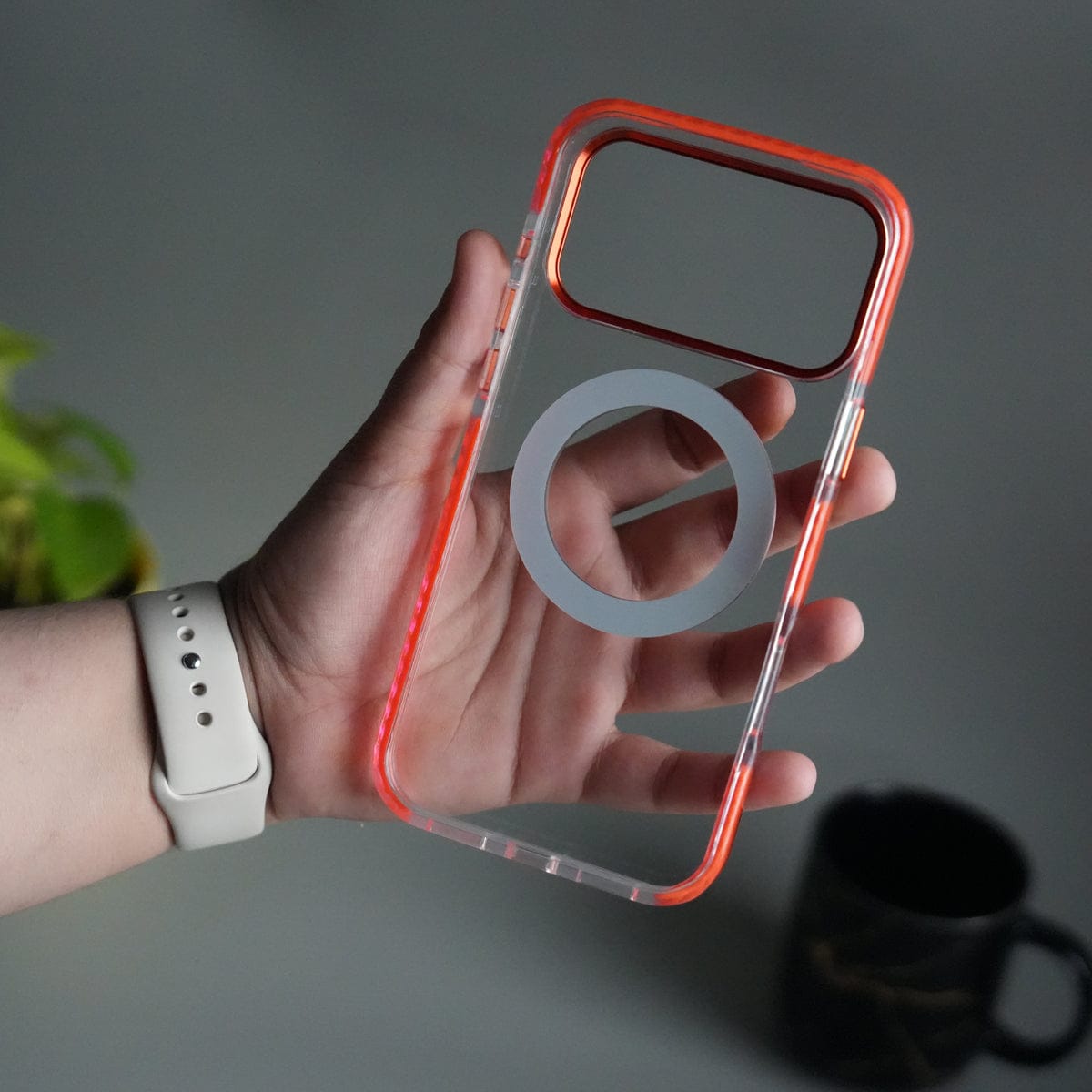 iPhone 17 Pro Max ClearShield Metal Ring Stand MagSafe Case Cover