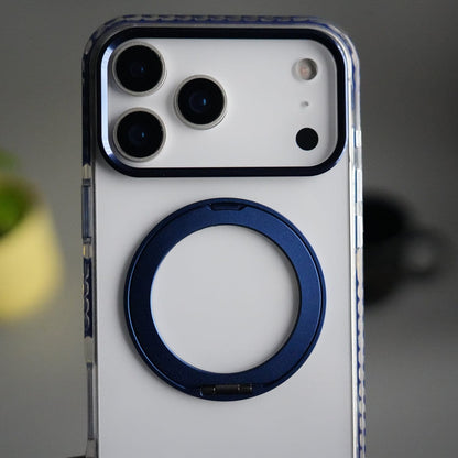 iPhone 17 Pro Max ClearShield Metal Ring Stand MagSafe Case Cover