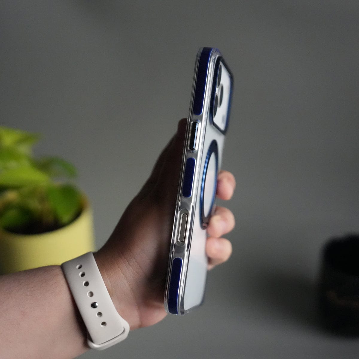 iPhone 17 Pro Max ClearShield Metal Ring Stand MagSafe Case Cover