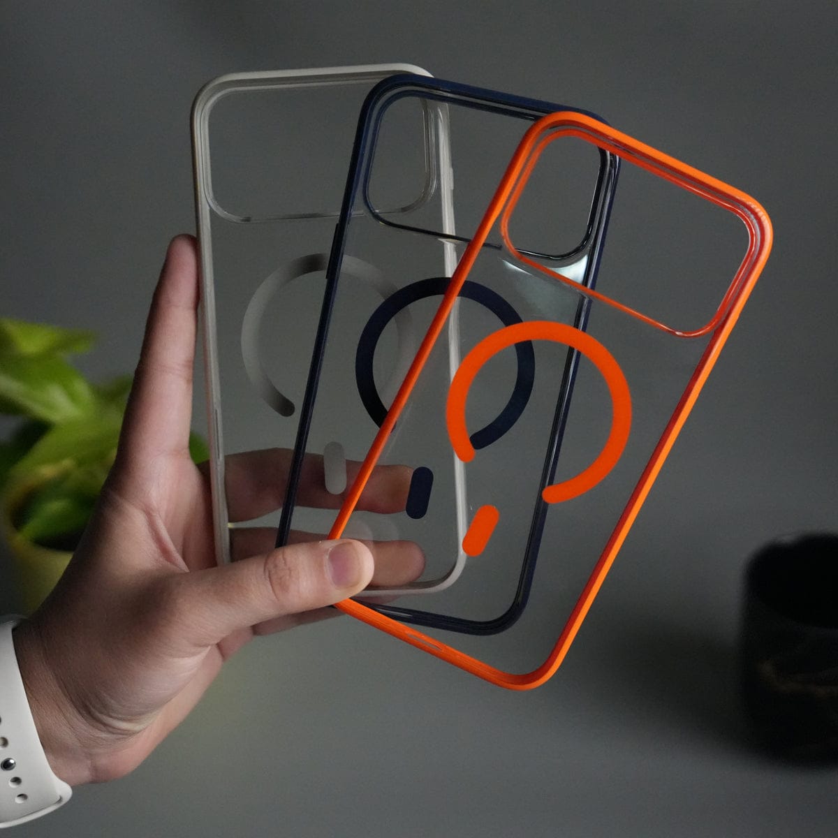 iPhone 17 Pro ClearView LumiEdge MagSafe Case | Transparent Cover