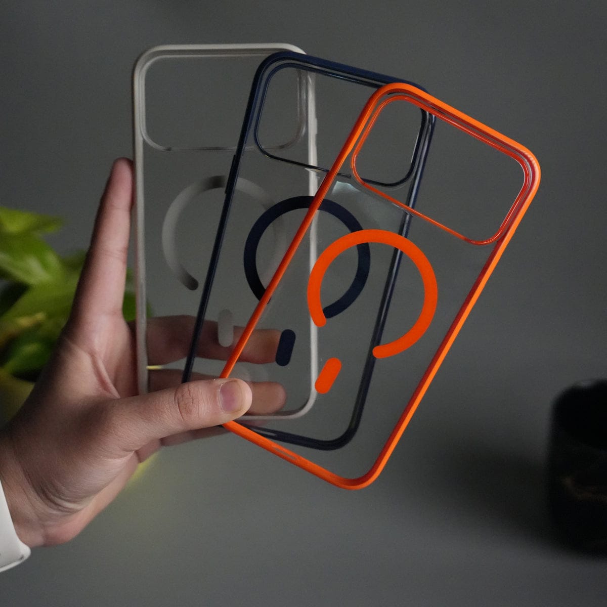 iPhone 17 Pro ClearView LumiEdge MagSafe Case | Transparent Cover