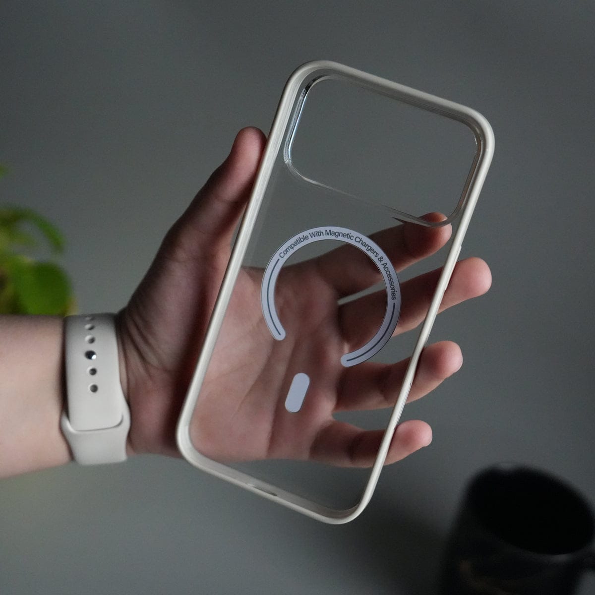 iPhone 17 Pro ClearView LumiEdge MagSafe Case | Transparent Cover