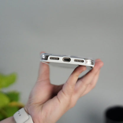 iPhone 17 Pro Crystal Clear Anti-Yellow Case with MagSafe & Metal Camera Bumper