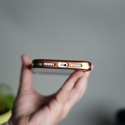 iPhone 17 Pro Crystal View MagSafe Case with Metal Camera Frame Kickstand Cover