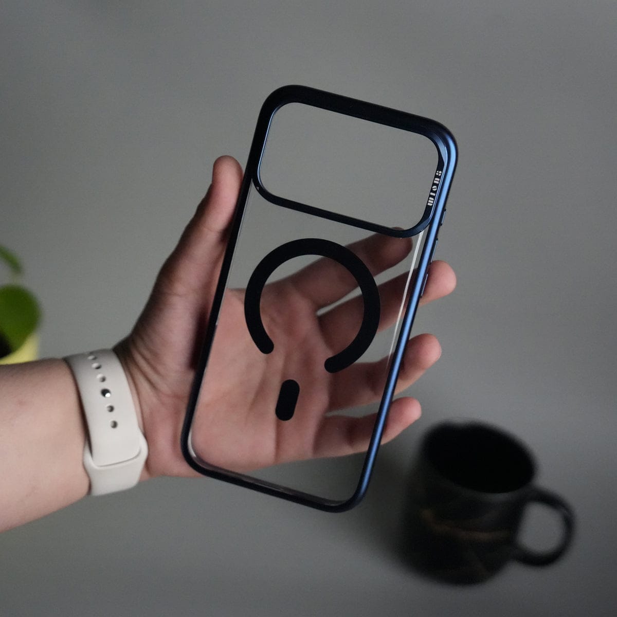 iPhone 17 Pro Crystal View MagSafe Case with Metal Camera Frame Kickstand Cover