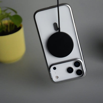 iPhone 17 Pro Crystal View MagSafe Case with Metal Camera Frame Kickstand Cover