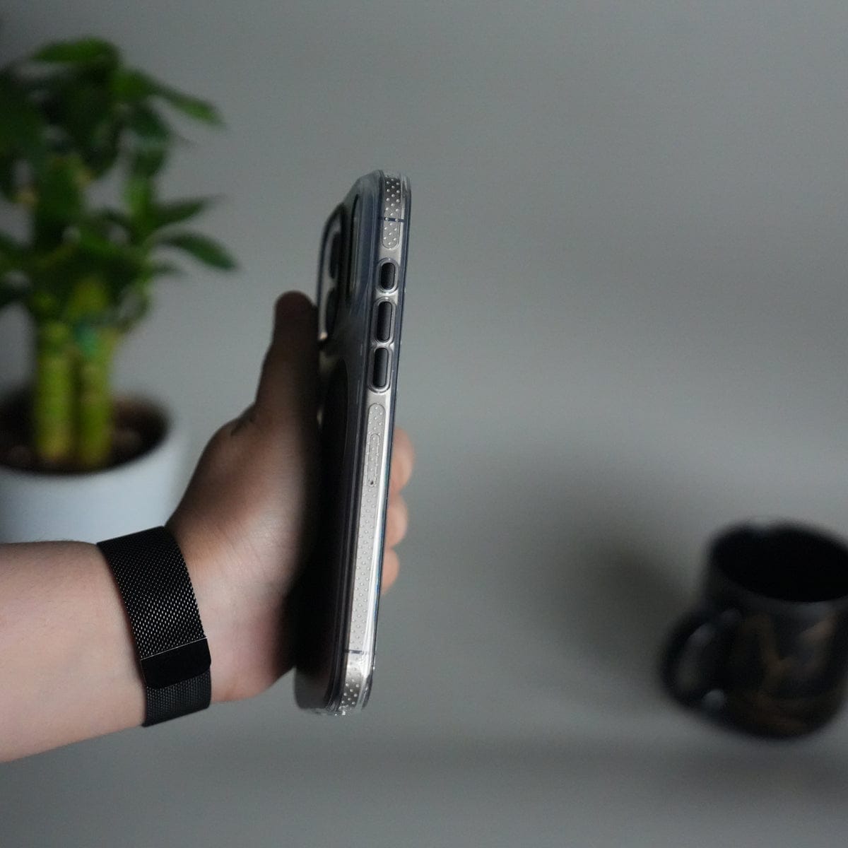 iPhone 17 Pro Dual Color Shade Smoke Matte MagSafe Case Cover