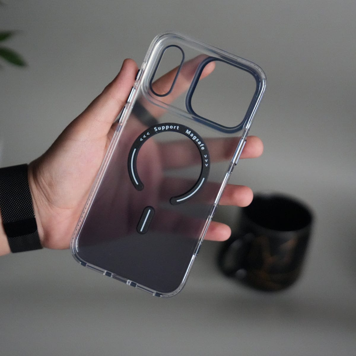 iPhone 17 Pro Dual Color Shade Smoke Matte MagSafe Case Cover