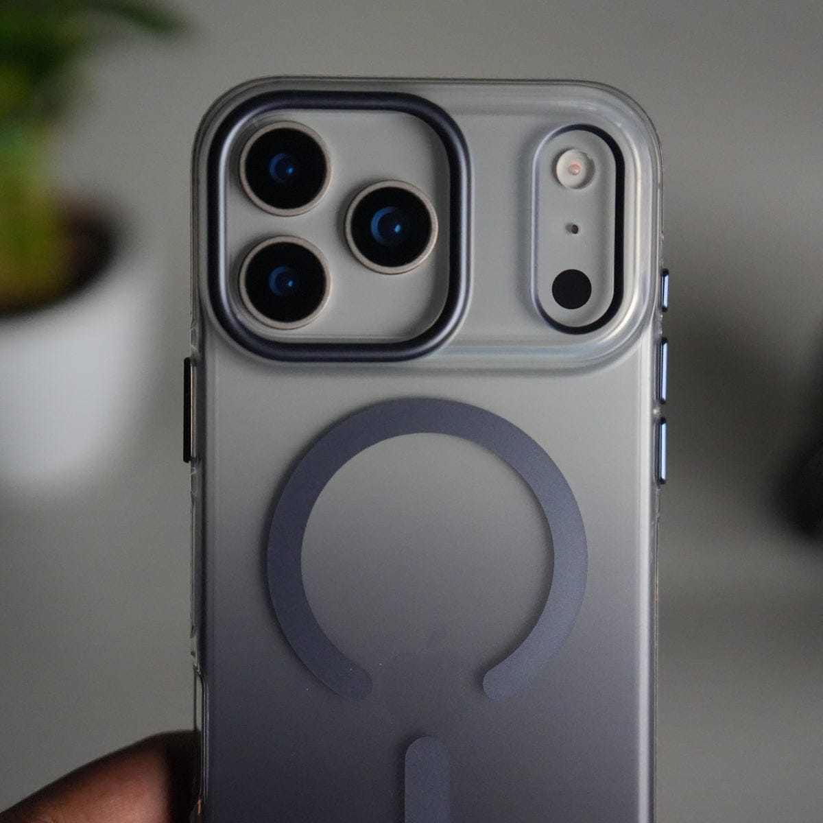 iPhone 17 Pro Dual Color Shade Smoke Matte MagSafe Case Cover