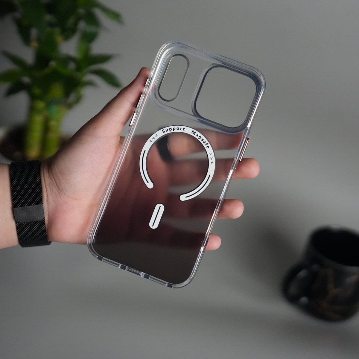 iPhone 17 Pro Dual Color Shade Smoke Matte MagSafe Case Cover