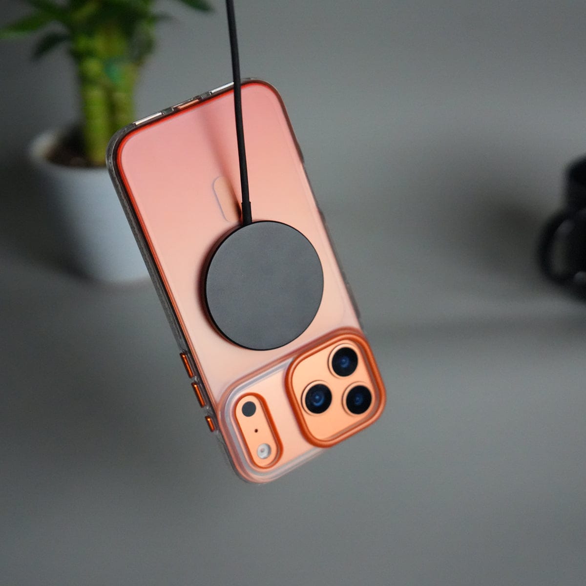 iPhone 17 Pro Dual Color Shade Smoke Matte MagSafe Case Cover