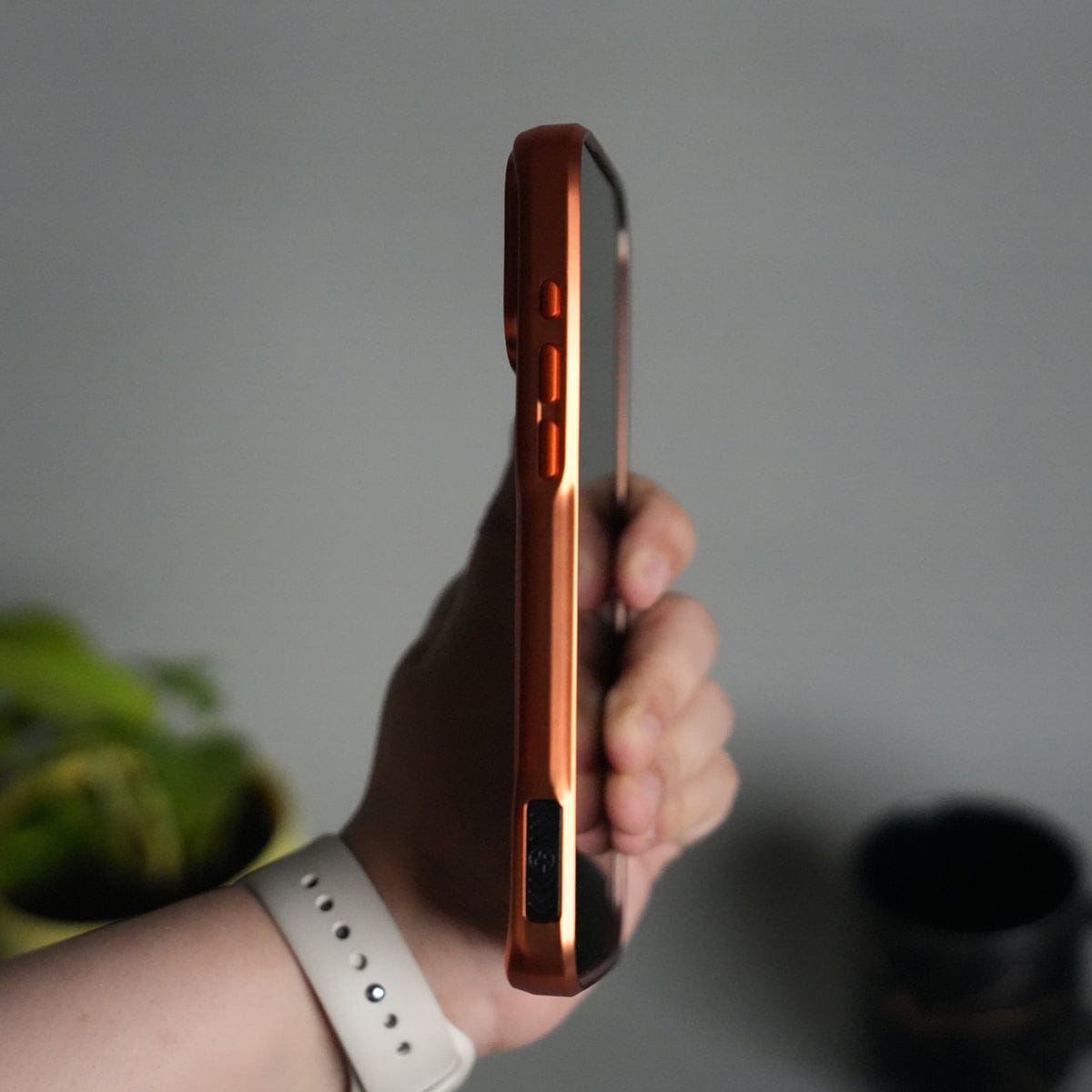 iPhone 17 Pro Max Electroplated Frame Transparent Magsafe Case