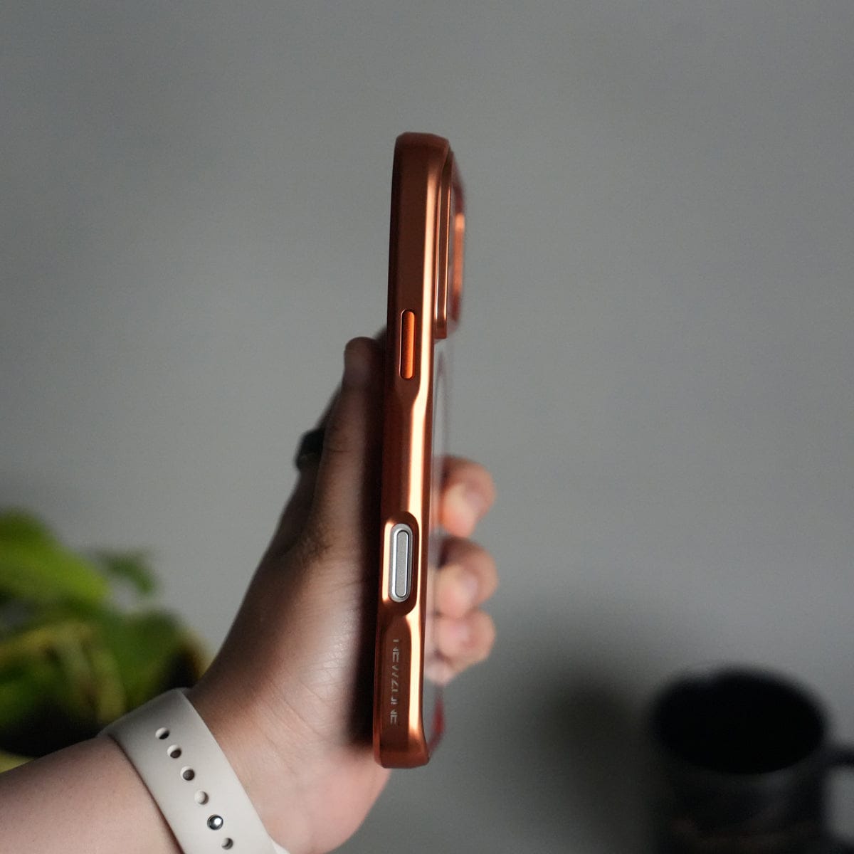 iPhone 17 Pro Max Electroplated Frame Transparent Magsafe Case
