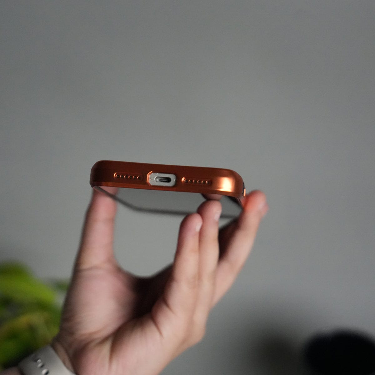 iPhone 17 Pro Max Electroplated Frame Transparent Magsafe Case