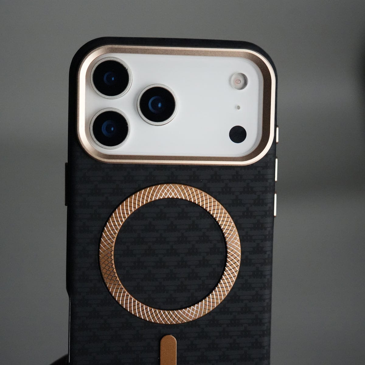 iPhone 17 Pro Elite Leather-Texture Case Cover