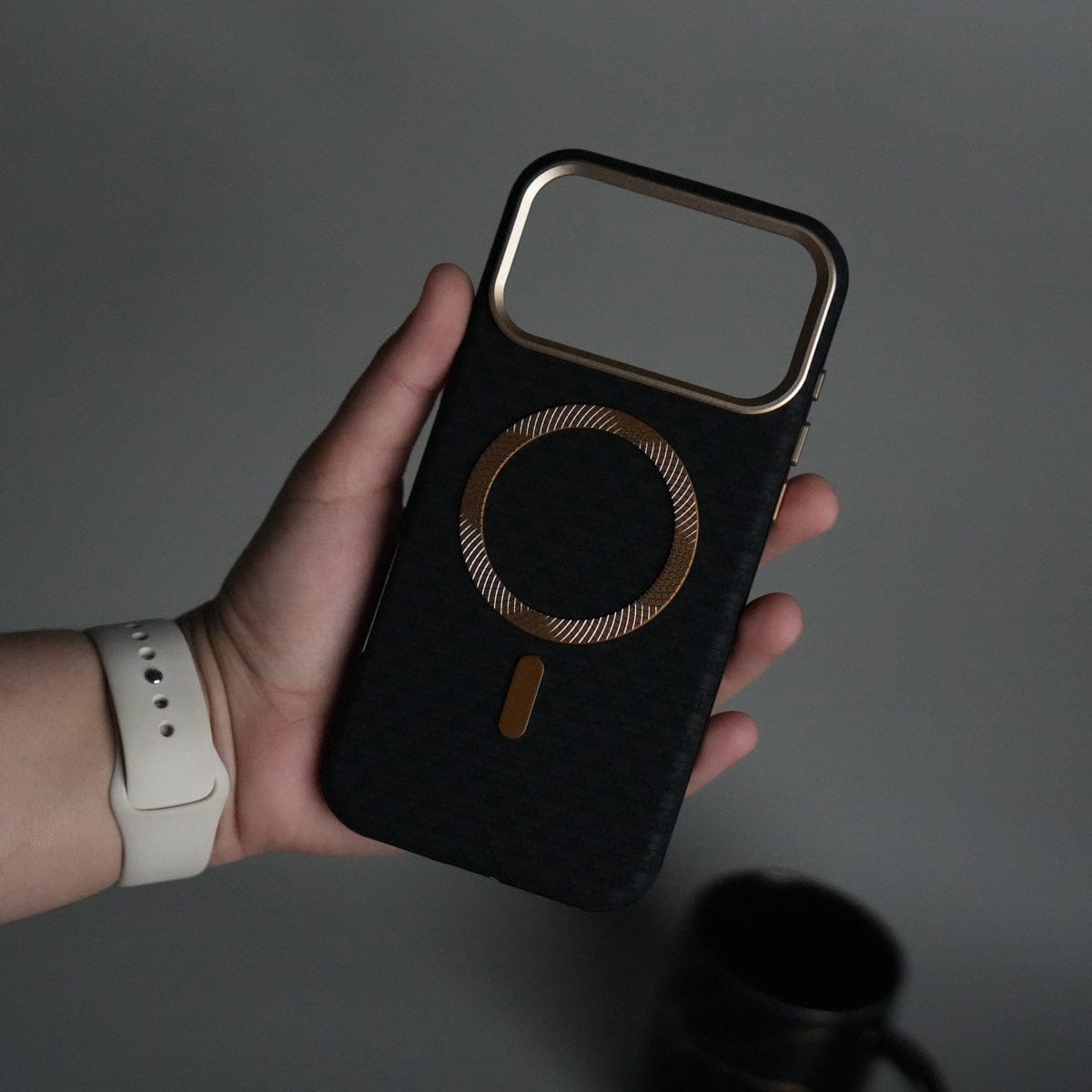 iPhone 17 Pro Elite Leather-Texture Case Cover