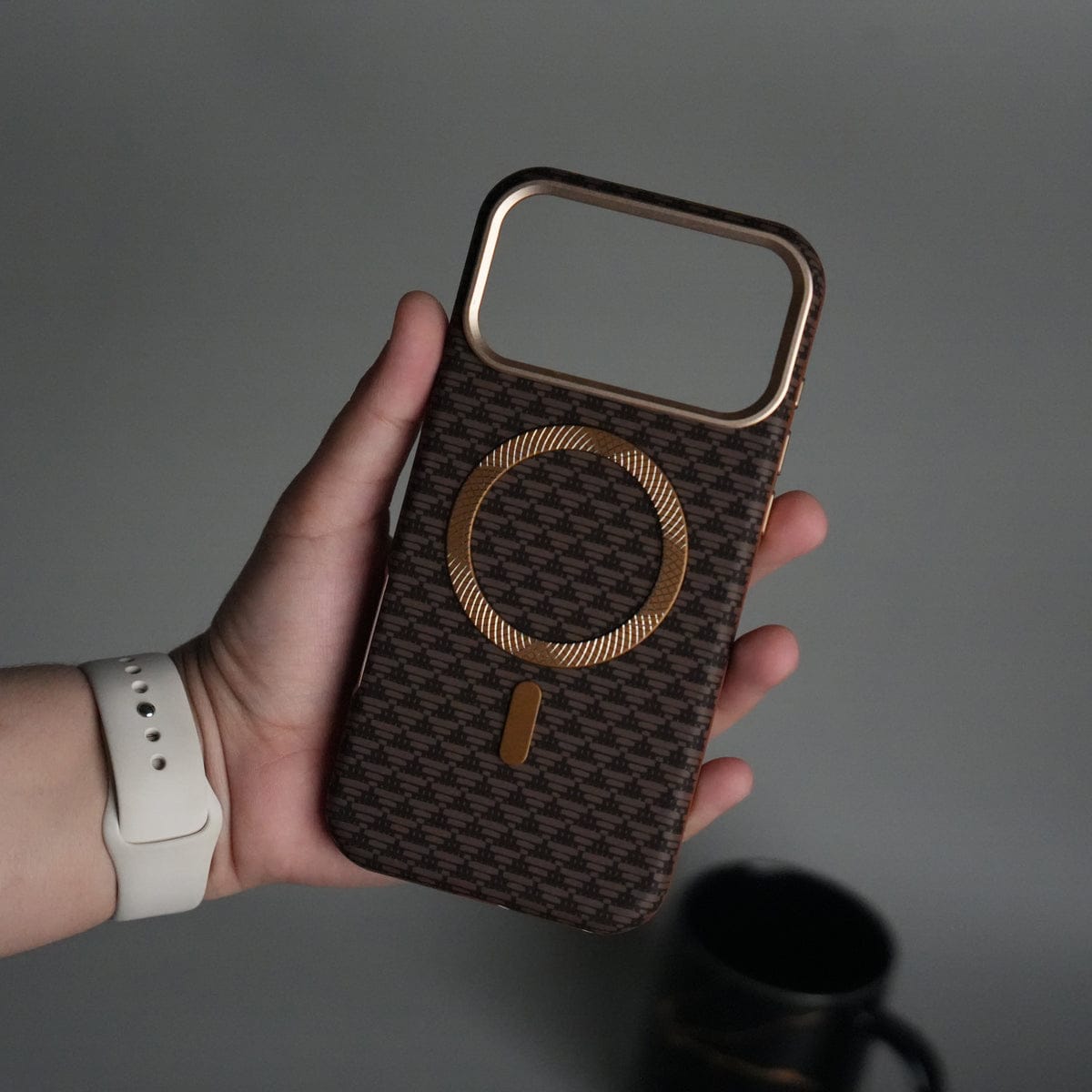 iPhone 17 Pro Elite Leather-Texture Case Cover