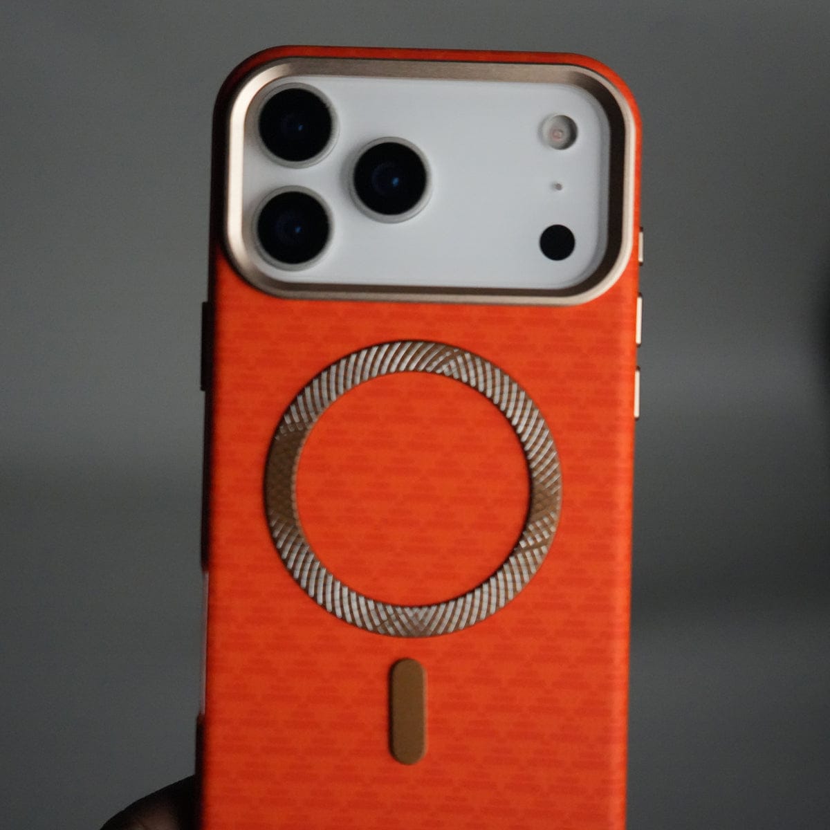 iPhone 17 Pro Elite Leather-Texture Case Cover