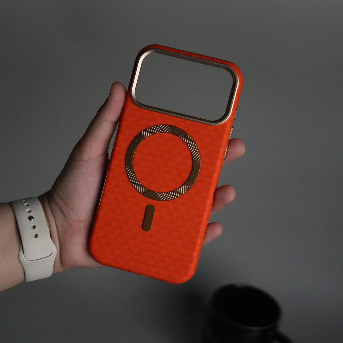 iPhone 17 Pro Elite Leather-Texture Case Cover